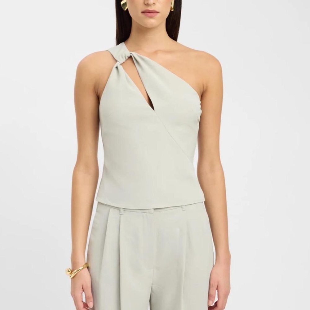 Kookai Black One-Shoulder Top